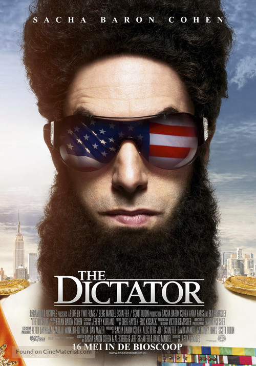 The Dictator - Dutch Movie Poster