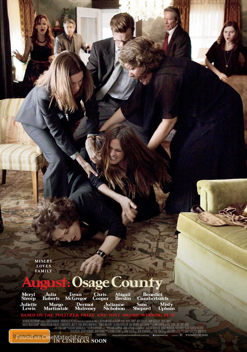August: Osage County - Australian Movie Poster