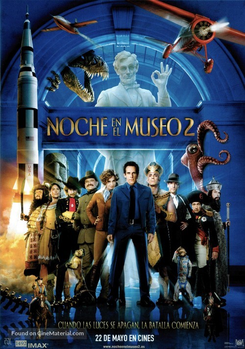 Night at the Museum: Battle of the Smithsonian - Spanish Movie Poster