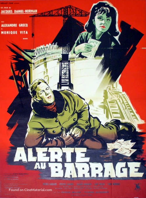 Alerte au barrage - French Movie Poster