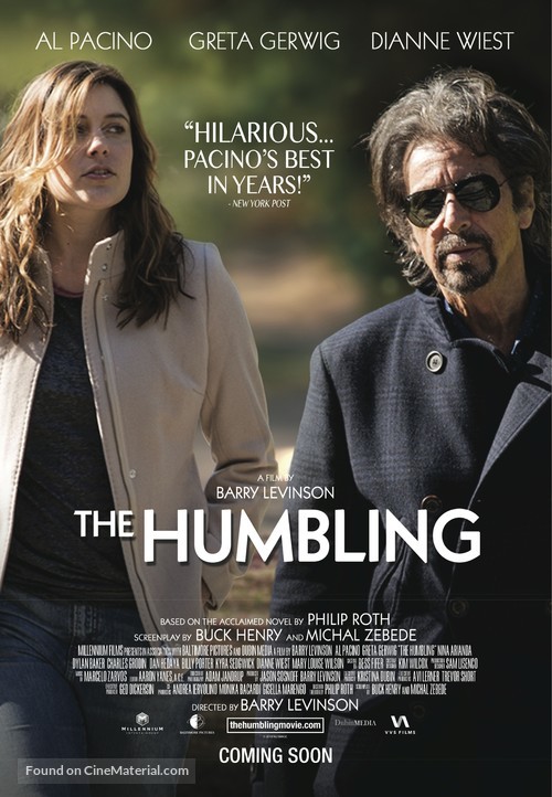 The Humbling - Canadian Movie Poster