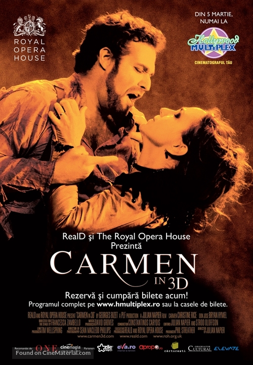 Carmen 3D - Romanian Movie Poster
