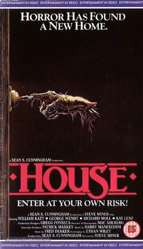 House - British VHS movie cover