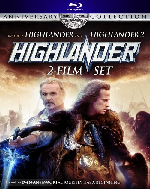 Highlander II: The Quickening - Blu-Ray movie cover