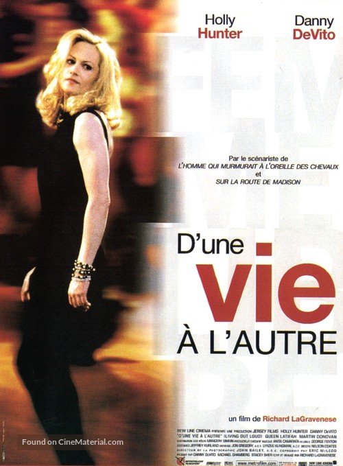 Living Out Loud - French Movie Poster