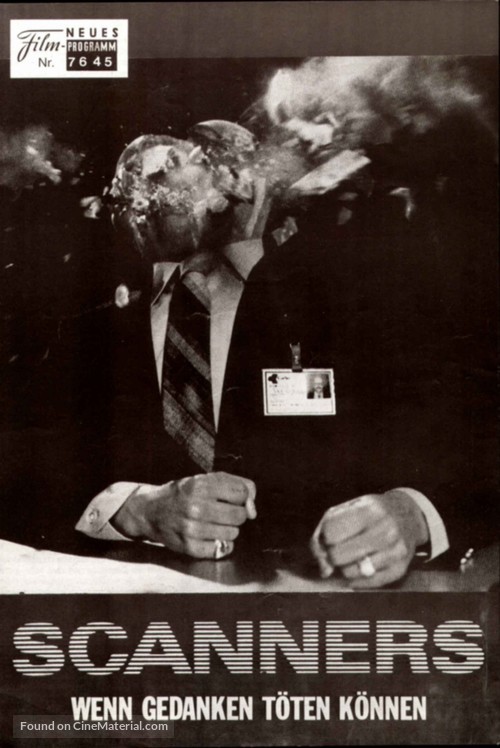 Scanners - Austrian poster