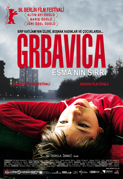 Grbavica - Turkish Movie Poster