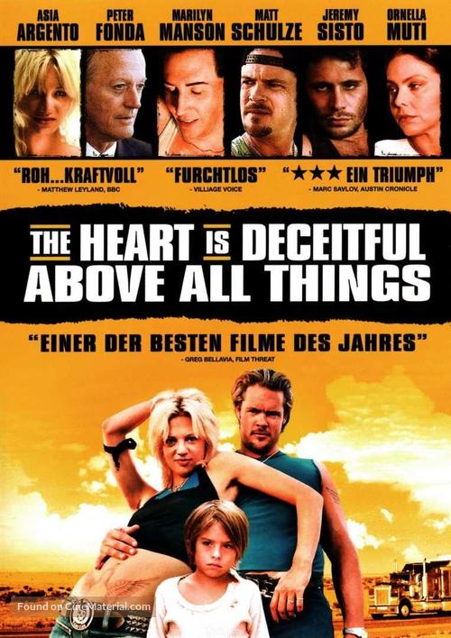 The Heart Is Deceitful Above All Things - German Movie Cover