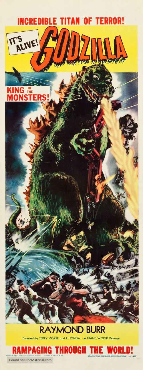 Godzilla, King of the Monsters! (1956) movie poster