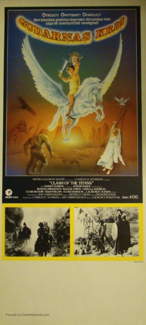 Clash of the Titans - Swedish Movie Poster