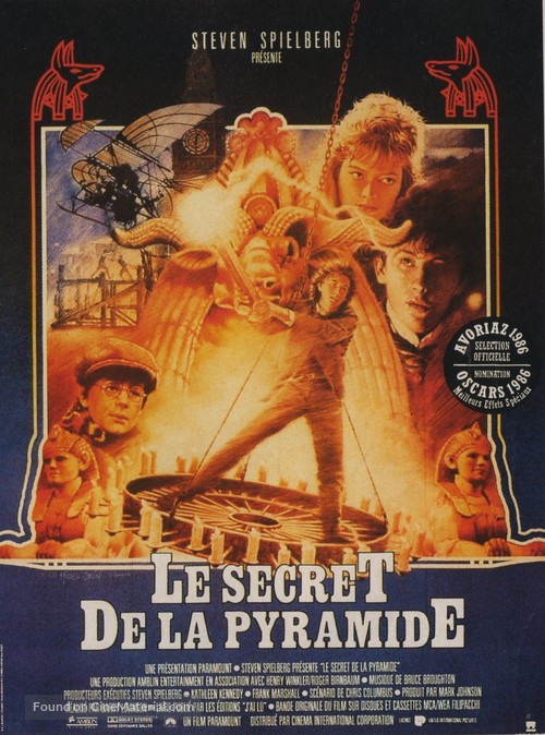 Young Sherlock Holmes - French Movie Poster
