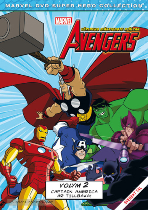 &quot;The Avengers: Earth&#039;s Mightiest Heroes&quot; - Swedish DVD movie cover