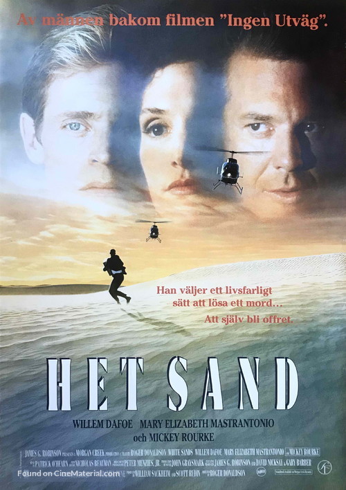 White Sands - Swedish Movie Poster