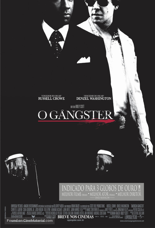 American Gangster - Brazilian Movie Poster