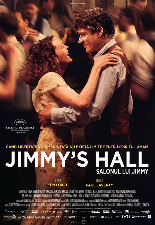 Jimmy&#039;s Hall - Romanian Movie Poster