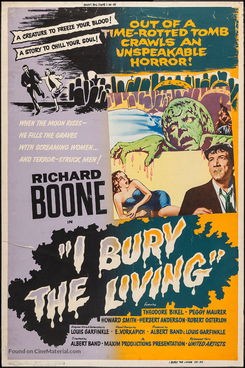 I Bury the Living - Movie Poster