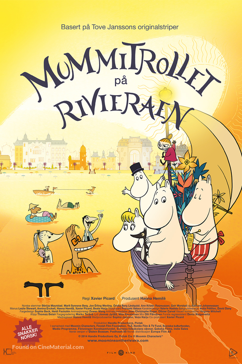 Muumit Rivieralla - Norwegian Movie Poster