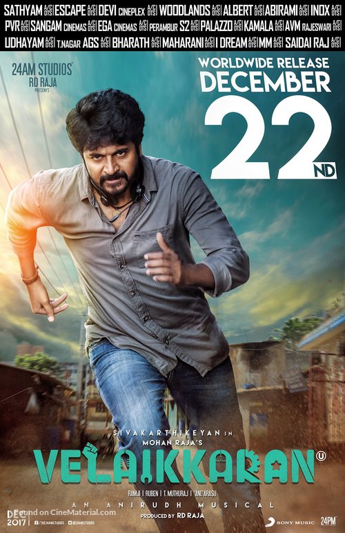 Velaikkaran - Indian Movie Poster