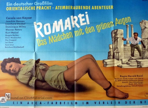 Romarei, das M&auml;dchen mit den gr&uuml;nen Augen - German Movie Poster