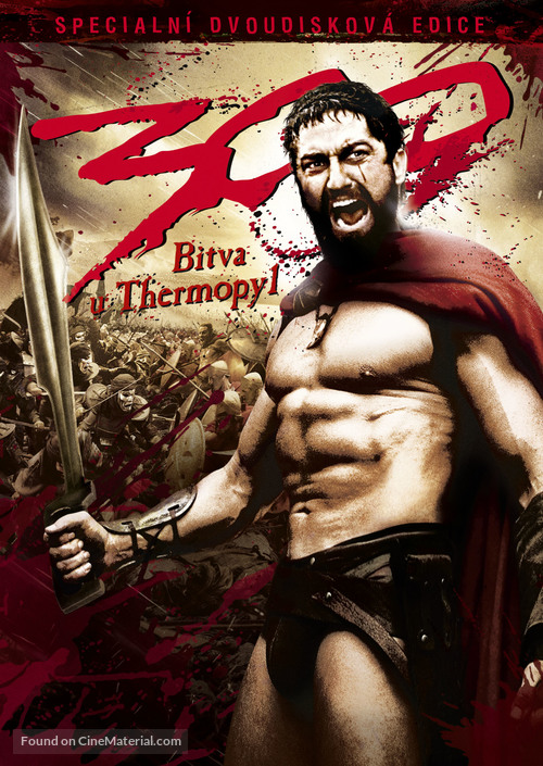 300 - Czech DVD movie cover