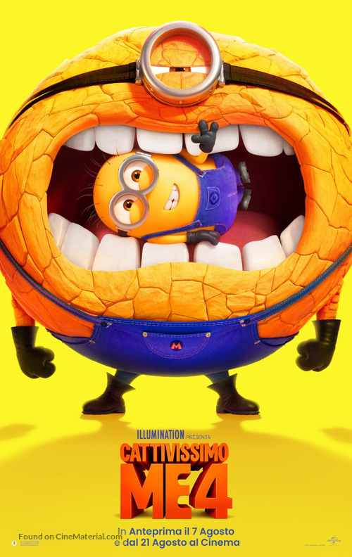 Despicable Me 4 - Italian Movie Poster