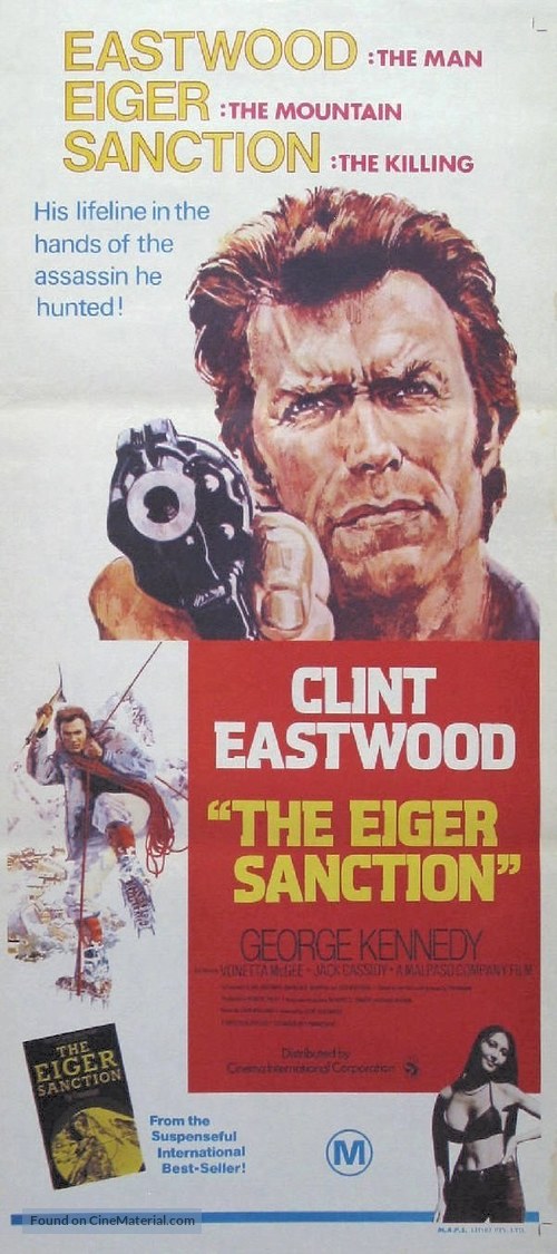 The Eiger Sanction - Australian Movie Poster