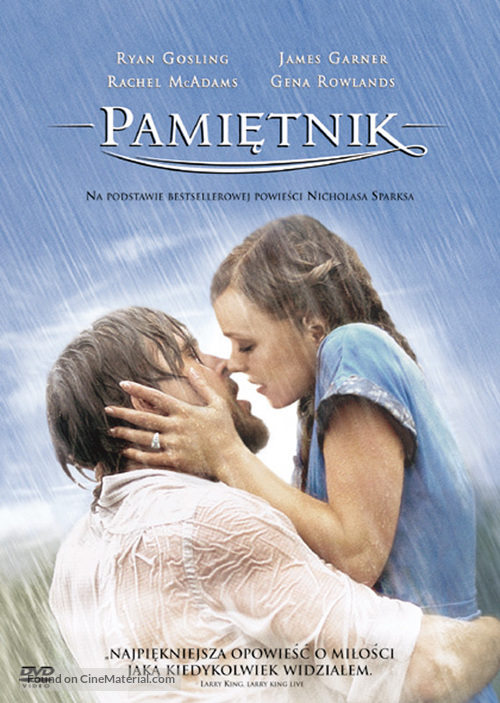 The Notebook - Polish DVD movie cover