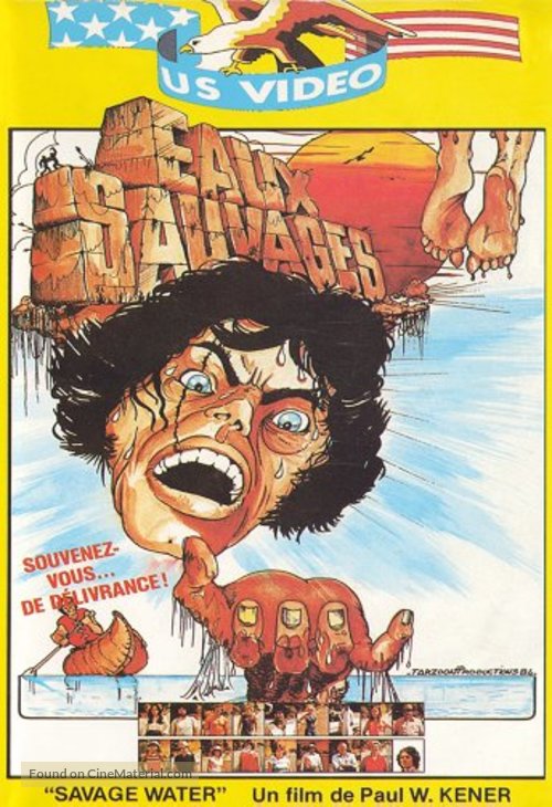 Savage Water - French VHS movie cover