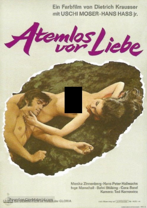 Atemlos vor Liebe - German Movie Poster