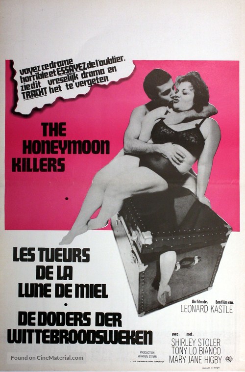 The Honeymoon Killers - Belgian Movie Poster