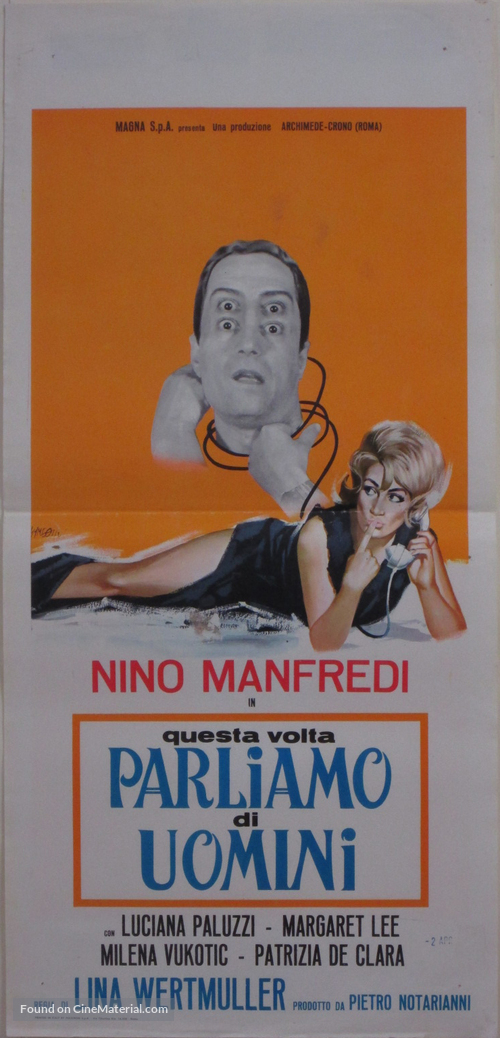 Questa volta parliamo di uomini - Italian Movie Poster