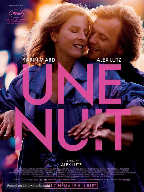 Une nuit - French Movie Poster