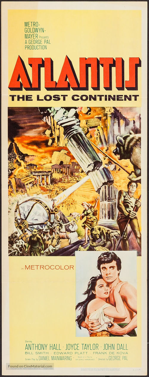 Atlantis, the Lost Continent - Movie Poster