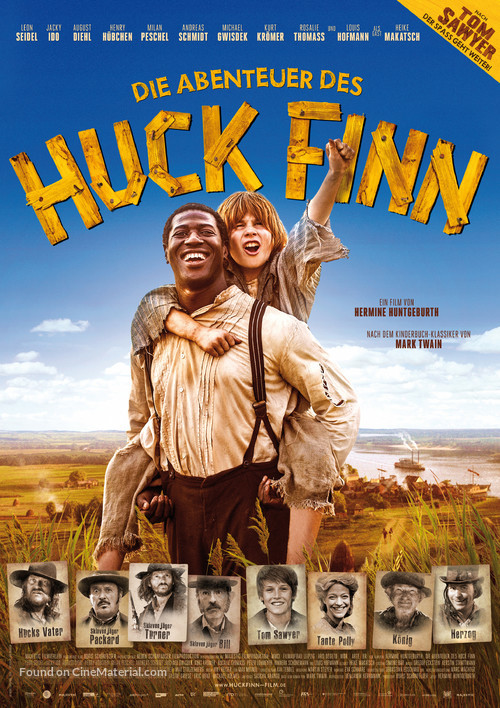 Die Abenteuer des Huck Finn - German Movie Poster