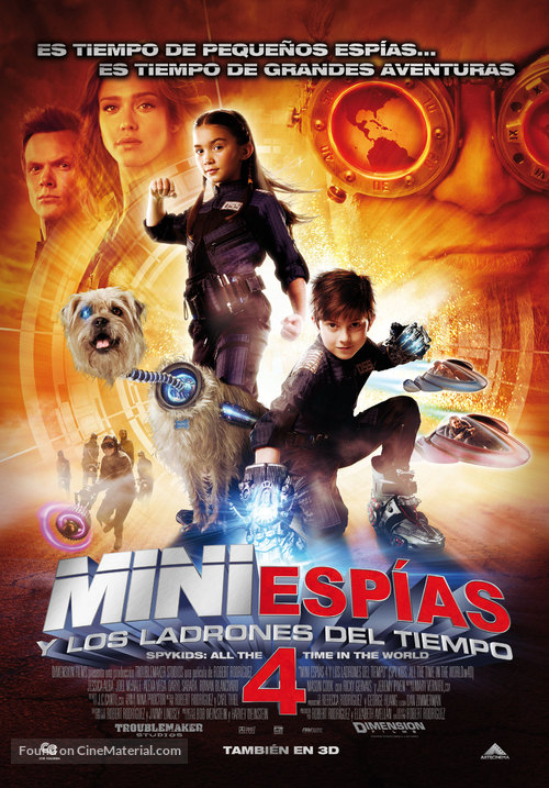 Spy Kids: All the Time in the World in 4D - Colombian Movie Poster