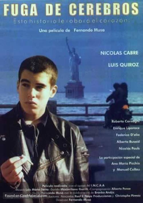 Fuga de cerebros - Argentinian Movie Poster