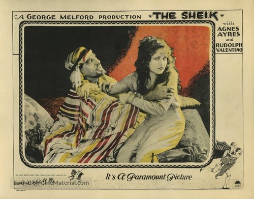 The Sheik - British Movie Poster