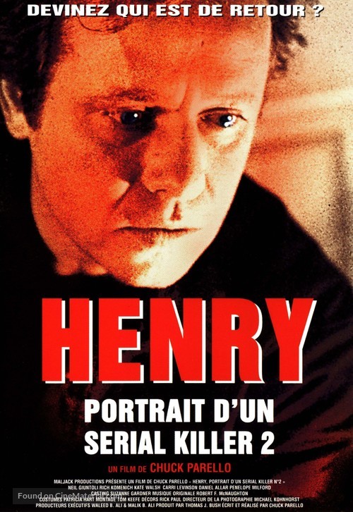 Henry: Portrait of a Serial Killer, Part 2 - French Movie Cover