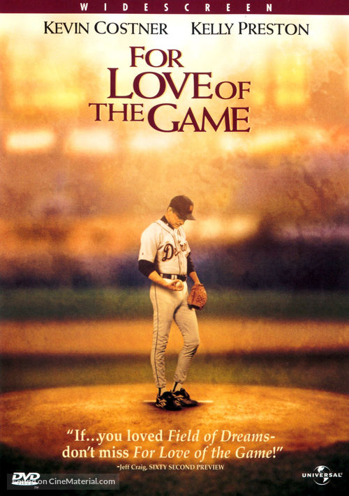 For Love of the Game - DVD movie cover