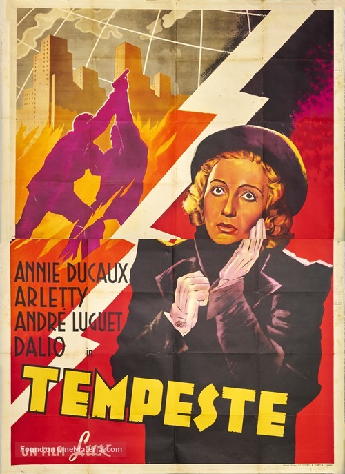 Temp&ecirc;te - Italian Movie Poster