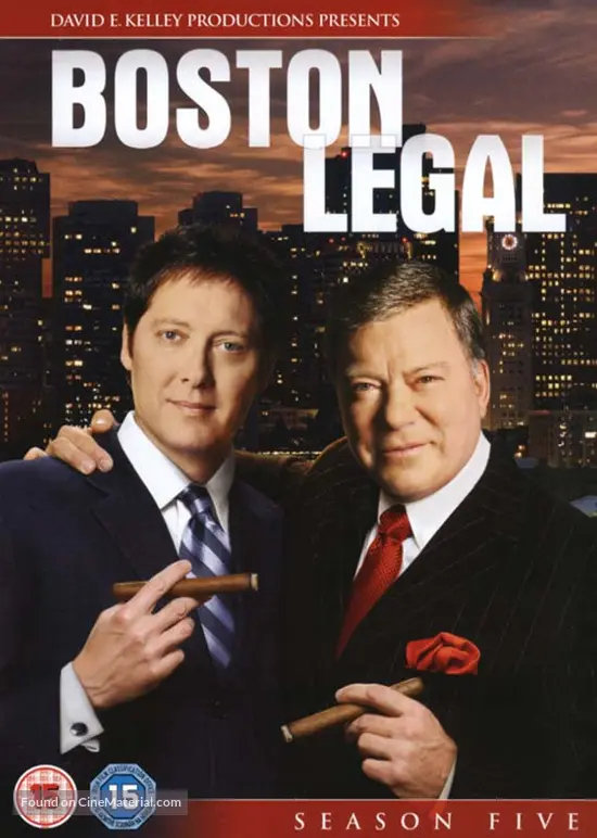 &quot;Boston Legal&quot; - British DVD movie cover