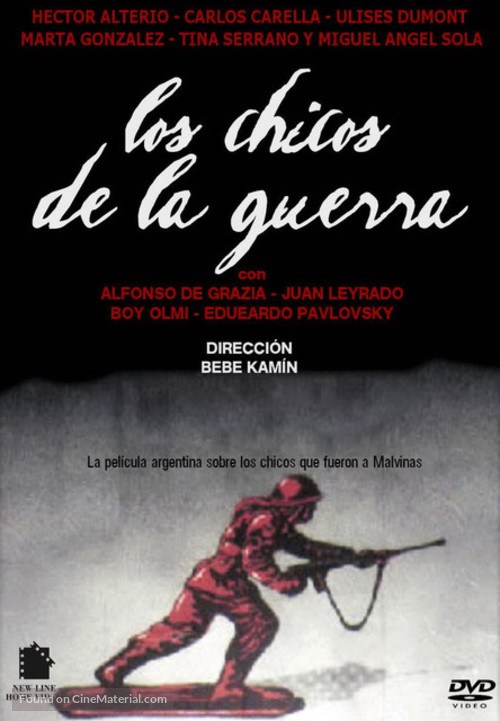 Los chicos de la guerra - Argentinian DVD movie cover