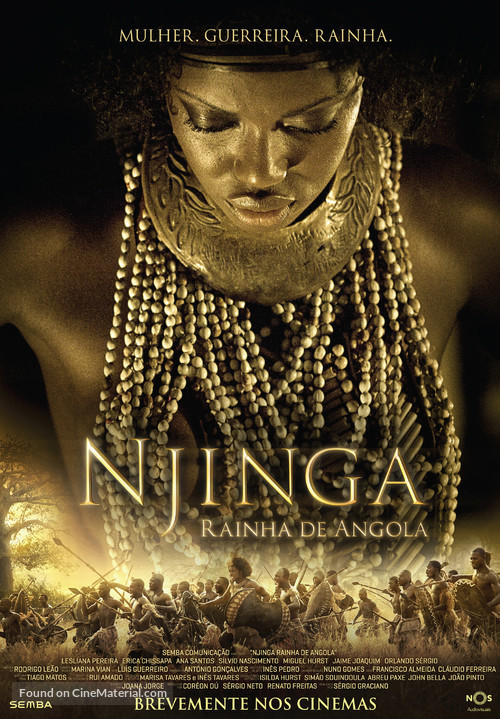 Njinga Rainha de Angola - Portuguese Movie Poster