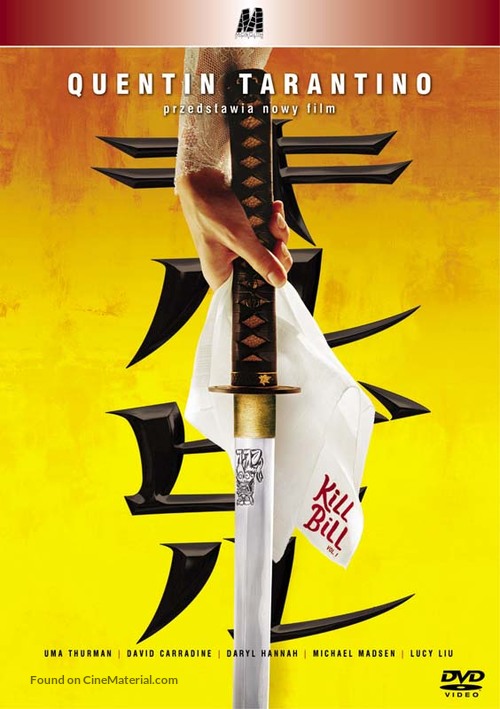 Kill Bill: Vol. 1 - Polish DVD movie cover