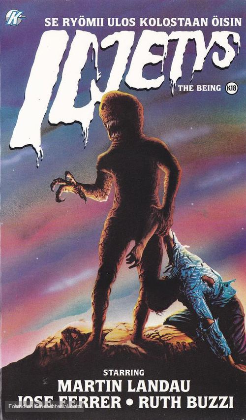 The Being - Finnish VHS movie cover