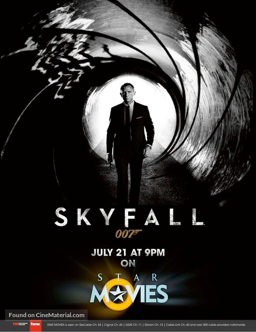 Skyfall - British Re-release movie poster