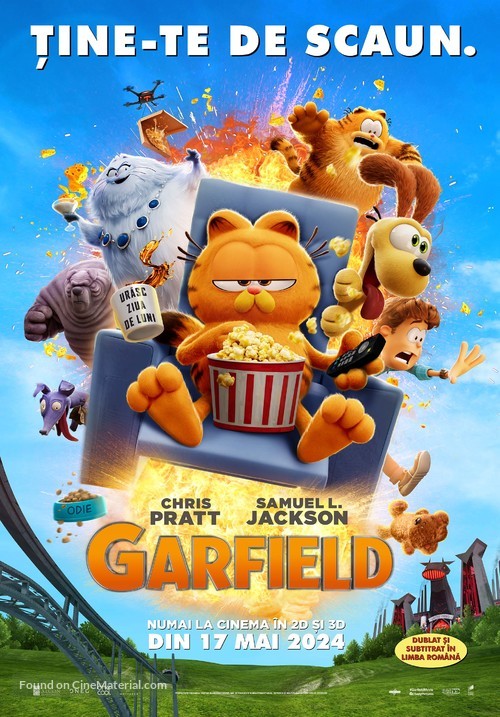 The Garfield Movie - Romanian Movie Poster