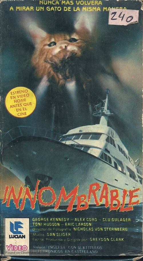 Uninvited - Argentinian VHS movie cover