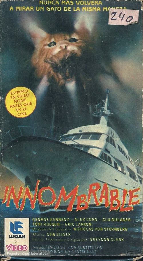 Uninvited - Argentinian VHS movie cover