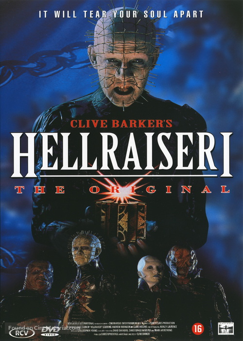 Hellraiser - Dutch DVD movie cover